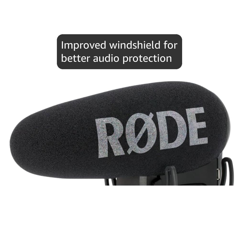 Rode USB Videomic Pro+ Compact Directional On-Camera Shotgun